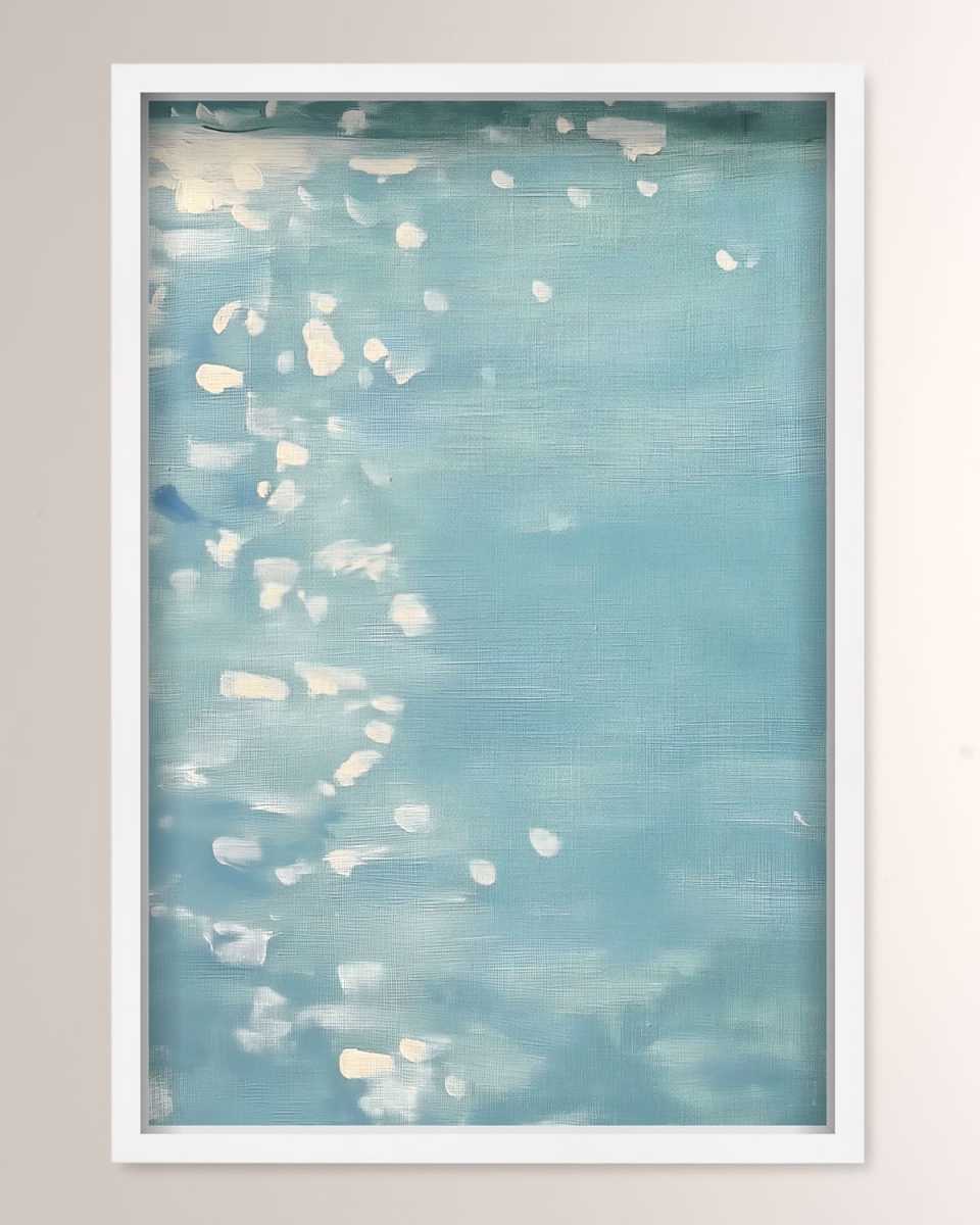 "Lights on the Water II" Framed Art Print